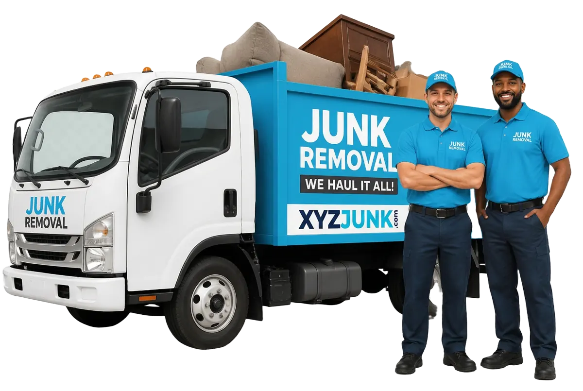 Junk removal team ready to haul your unwanted items